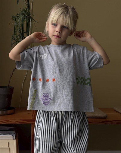 Sissel Edelbo Kids - Billie Mini T-shirt - Grey Melange